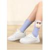 imageWomen Heated Socks Cute Electric Heating Socks for Womens Upgraded 4000mAh Battery Pack Not Ski SocksBlue