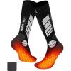 imageHeated Socks  Women and Men Electric Heating Wool Knee High Skiing Socks Upgraded 5000mAh Battery PackBlack