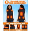 imageWomen Heated Vest  Quilted Lightweight Heating Jacket Coat for Womens Upgraded 74V Battery PackBlack