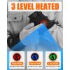 imageWork Heated Gloves  Cutting Cut Resistant Heating Gloves Upgraded 5000mAh Battery PackGrey