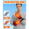 imageWork Heated Gloves  Cutting Cut Resistant Heating Gloves Upgraded 5000mAh Battery PackGrey