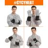 imageWork Heated Gloves  Cutting Cut Resistant Heating Gloves Upgraded 5000mAh Battery PackGrey
