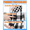 imageHeated Scarf  Neck Warmer Men and Women Rechargeable Heating Scarfs with 10000mAh Battery 3 Heated LevelsBlack White