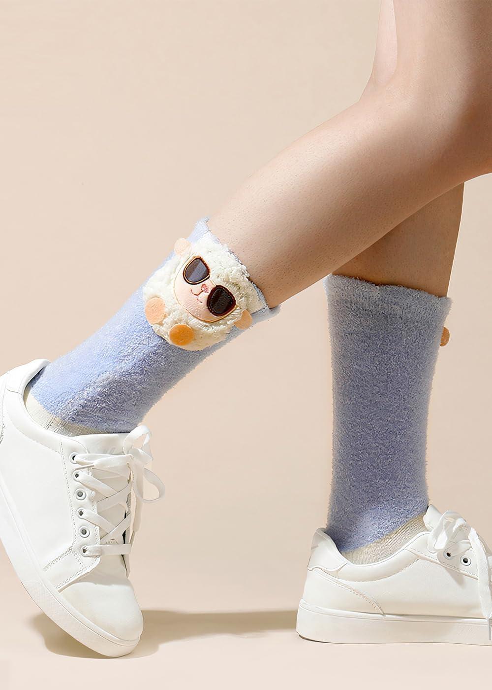 imageKids Heated Socks  Boys and Girls Cute Electric Heating SocksUpgraded 4000mAh Battery Pack Not Ski SocksBlue