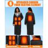 imageHeated Robe Battery Operated  Men and Women Heated Blanket Upgraded 20000mAh 74V BatteryBlackupgraded 20000 Mah Battery
