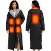 imageHeated Robe Battery Operated  Men and Women Heated Blanket Upgraded 20000mAh 74V BatteryBlackupgraded 20000 Mah Battery