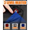 image20000mAh Large Heated Blanket Battery Powered with Upgraded 74V Battery Pack 62x55 in Portable Cordless Throw Electric Rechargeable Heating BlanketsBlack