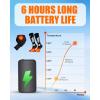 image5V2A 6000mAh Battery Pack for Heated Gloves Scarf Socks and Heating Slippers Heated Clothing Replacement Battery PackBlack