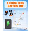 image5V2A 6000mAh Battery Pack for Heated Gloves Scarf Socks and Heating Slippers Heated Clothing Replacement Battery PackBlack