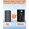 image5V2A 6000mAh Battery Pack for Heated Gloves Scarf Socks and Heating Slippers Heated Clothing Replacement Battery PackBlack