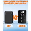 image5V2A 6000mAh Battery Pack for Heated Gloves Scarf Socks and Heating Slippers Heated Clothing Replacement Battery PackBlack