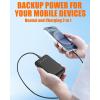 image5V2A 6000mAh Battery Pack for Heated Gloves Scarf Socks and Heating Slippers Heated Clothing Replacement Battery PackBlack