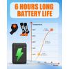 image5V2A 6000mAh Battery Pack for Heated Gloves Scarf Socks and Heating Slippers Heated Clothing Replacement Battery PackBlack