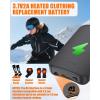 image5V2A 6000mAh Battery Pack for Heated Gloves Scarf Socks and Heating Slippers Heated Clothing Replacement Battery PackBlack