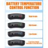 image5V2A 6000mAh Battery Pack for Heated Gloves Scarf Socks and Heating Slippers Heated Clothing Replacement Battery PackBlack
