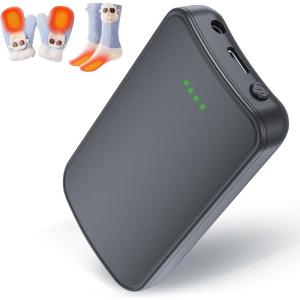image5V2A 6000mAh Battery Pack for Heated Gloves Scarf Socks and Heating Slippers Heated Clothing Replacement Battery PackBlack