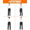 imageMen Heated Pants Snow Ski Waterproof Softshell Snowboard Heating Pants Upgraded 20000mAh 74V BatteryBlack