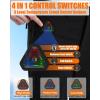 imageWomen Heated Pants Snow Ski Waterproof Softshell Snowboard Heating Pants Upgraded 20000mAh 74V BatteryBlack