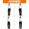 imageWomen Heated Pants Snow Ski Waterproof Softshell Snowboard Heating Pants Upgraded 20000mAh 74V BatteryBlack
