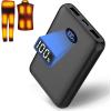 image74V2A 10000mAh Battery Pack for Heated Vest Jacket Coat Pants and Heating Underwear Heated Clothing Replacement Battery PackBlack