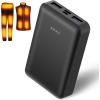 image74V2A 10000mAh Battery Pack for Heated Vest Jacket Coat Pants and Heating Underwear Heated Clothing Replacement Battery PackBlack