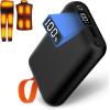 image74V2A 10000mAh Battery Pack for Heated Vest Jacket Coat Pants and Heating Underwear Heated Clothing Replacement Battery PackBlack