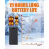 image74V2A 10000mAh Battery Pack for Heated Vest Jacket Coat Pants and Heating Underwear Heated Clothing Replacement Battery PackBlack