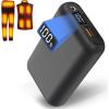 image74V2A 10000mAh Battery Pack for Heated Vest Jacket Coat Pants and Heating Underwear Heated Clothing Replacement Battery PackBlack
