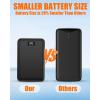 image74V2A 10000mAh Battery Pack for Heated Vest Jacket Coat Pants and Heating Underwear Heated Clothing Replacement Battery PackBlack