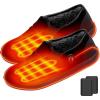 imageHeated Shoes  Foot Warmer Slippers for Men ampamp Women Electric Heating Slippers Upgraded 6000mAh Battery PackBlack