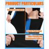 imageHeated Underwear  Women and Men Elastic Heated Thermal Underwear Pants Set Upgraded 74V 2PCS Battery PackMens Black  Blue