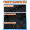 imageHeated Vest for Women and Men  Quilted Lightweight Heating Jacket Coat Upgraded 74V 10000 mAh Battery PackBlack Men Vest