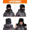 imageHeated Trapper Hat for Men and Women Faux Fur Hunting Outdoor Heating Hat Upgraded 5V USB 4000 mAh Battery Pack Black