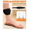 imageHeated Insoles Battery Powered  Arch Support Cuttable Heating Insoles for Women and Men Upgraded 4000mAh Battery PackBlack  Orange