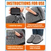 image:imageHeated Slippers for Men amp Women 5000mAh Rechargeable Electric Foot WarmersDark Gray