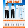 image:imageKids Heated Pants for Boys and Girls Baggy Cargo SweatpantsBlack