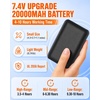 image:imageLarge Heated Blanket Battery Powered 62x55in Portable Cordless BlanketBlack