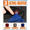 image:imageLarge Heated Blanket Battery Powered 62x55in Portable Cordless BlanketBlack