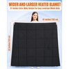 image:imageLarge Heated Blanket Battery Powered 62x55in Portable Cordless BlanketBlack