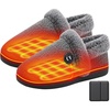 image:imageHeated Slippers for Men amp Women 5000mAh Rechargeable Electric Foot WarmersDark Gray