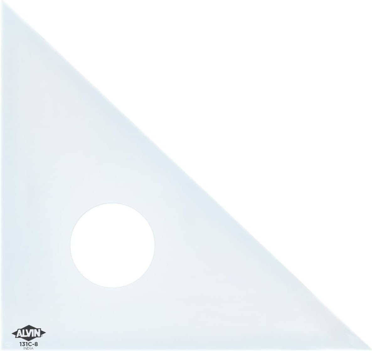 ALVIN Clear Professional Acrylic Drafting Triangle 3060 Degrees 14quot Model 130C14 Multipurpose Tool for Drafting Design and Architecture Great for Machining and Woodworking  14 inches8