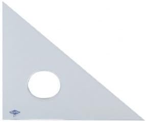ALVIN Clear Professional Acrylic Drafting Triangle 3060 Degrees 14quot Model 130C14 Multipurpose Tool for Drafting Design and Architecture Great for Machining and Woodworking  14 inches18