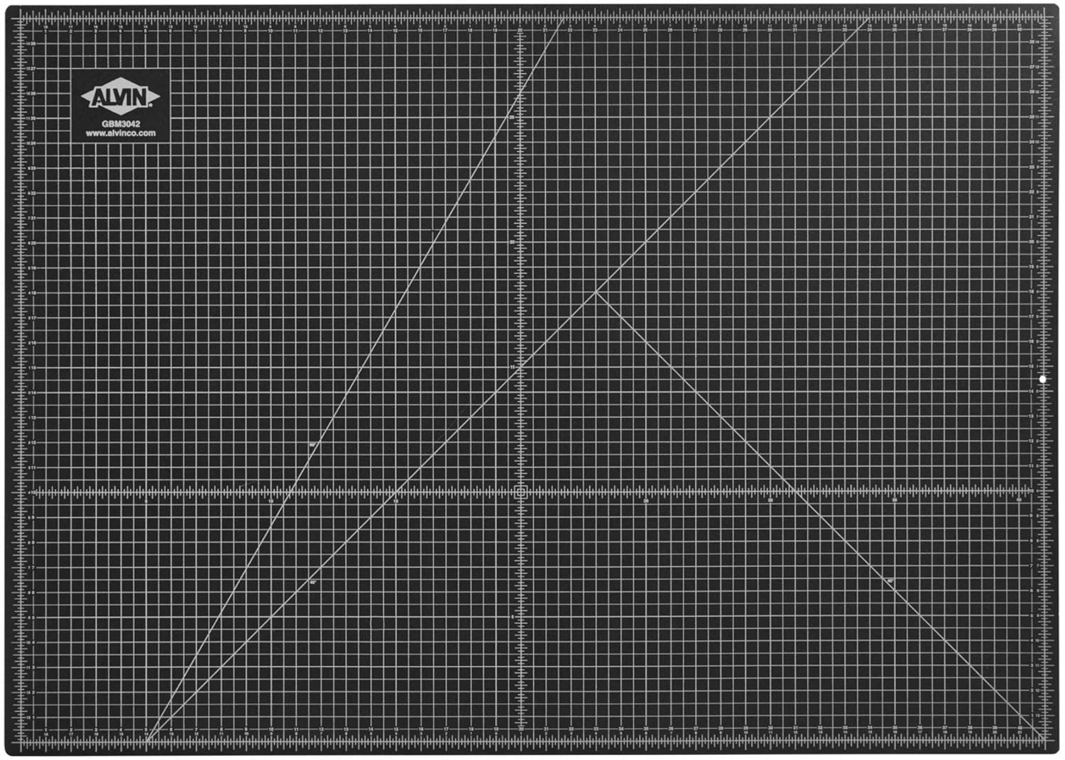 ALVIN GBM SelfHealing Cutting Mat 30 x 42 inch  DoubleSided GreenBlack  5Layer Gridded Surface for Arts Crafts and Sewing  Model GBM304242L x 30W