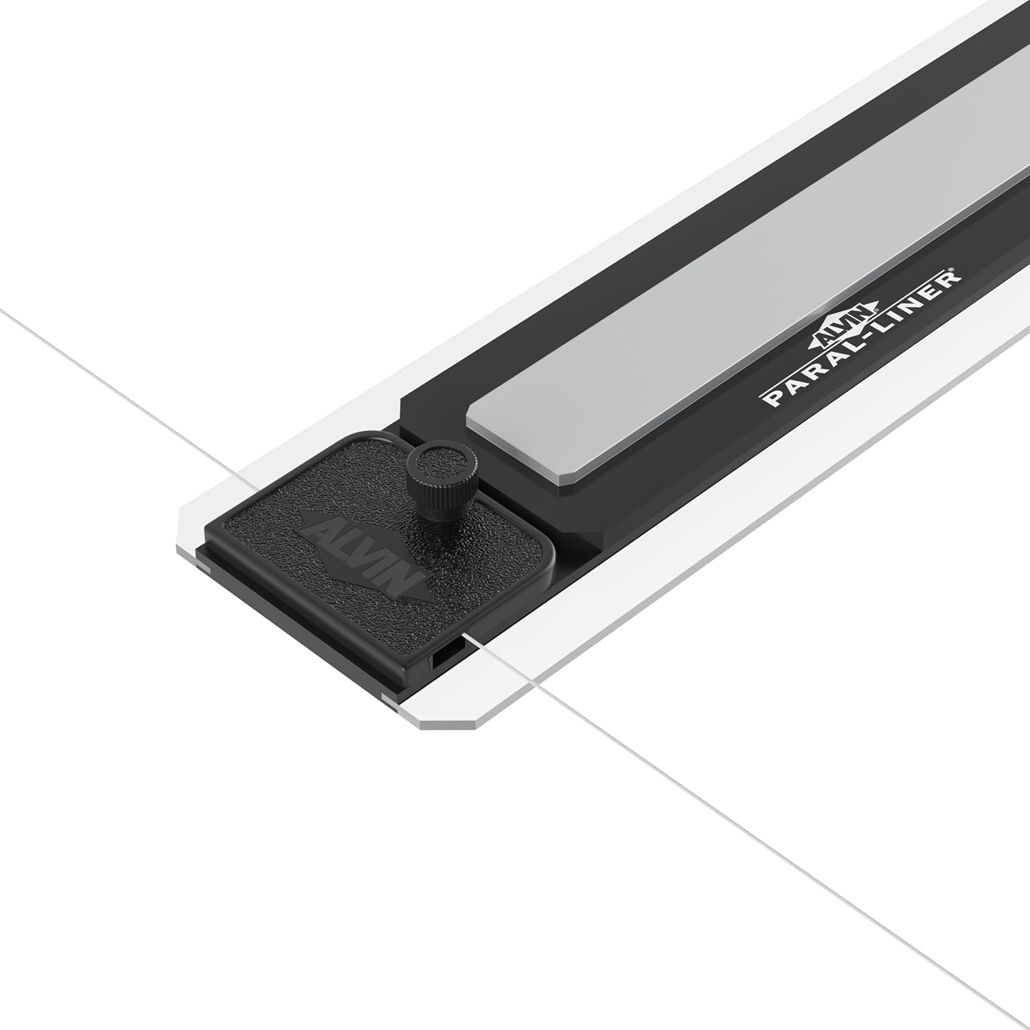 ALVIN ParalLiner Mobile Parallel Straight Edge 36quot Model 110136 Drafting and Architecture Tool for Drawing Parallel Lines Great for Students and Professionals  36 Inches48
