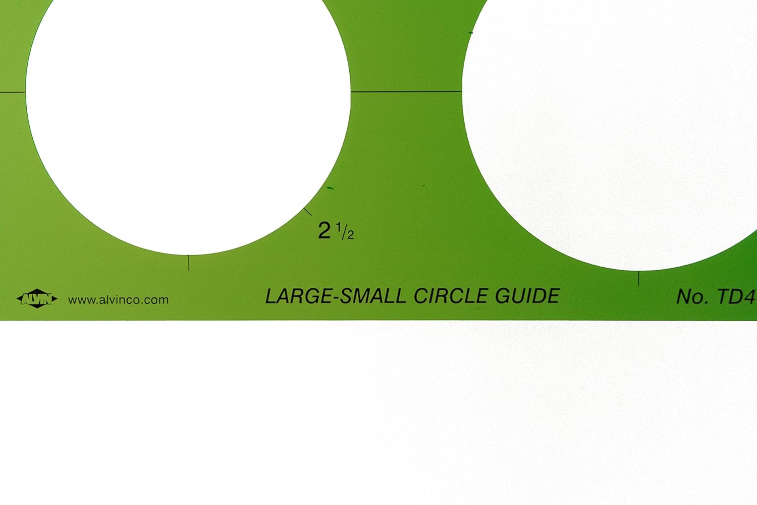 ALVIN TD1201 Large Circles Guide Template Drawing and Drafting Tool for Artists Architects Design and Drafting 15quot to 35quot ScaleCircle Guide Template
