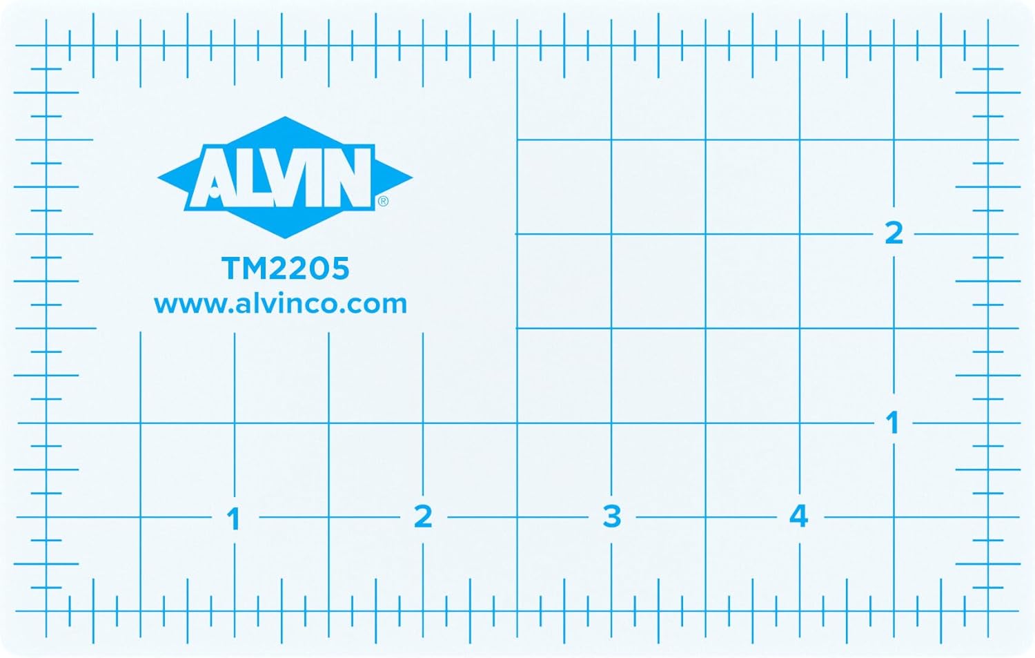 ALVIN TM Translucent Cutting Mat 18 x 24 inch  3mm Layer with Grid on 1 Side  Light Box Compatible  Model TM2224Translucent