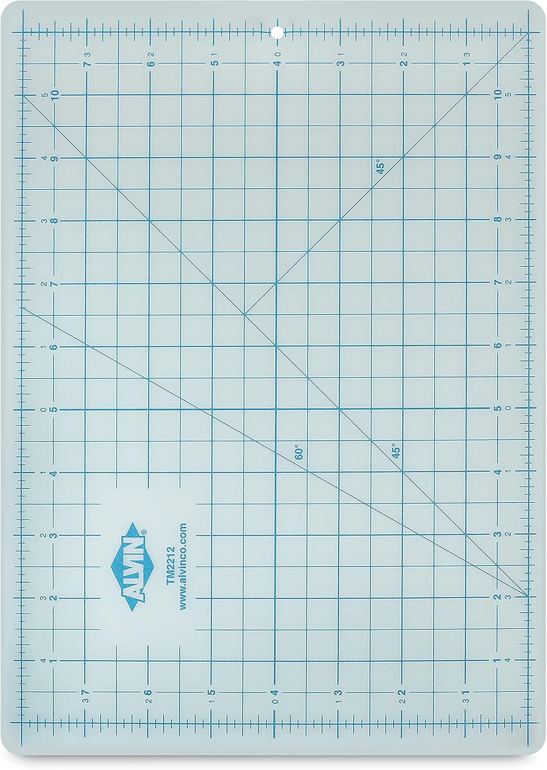 ALVIN TM Translucent Cutting Mat 18 x 24 inch  3mm Layer with Grid on 1 Side  Light Box Compatible  Model TM2224Translucent