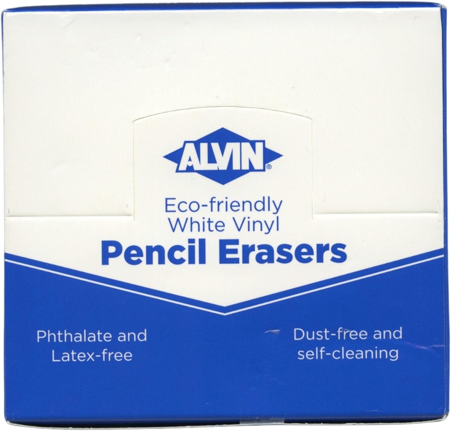 ALVIN White Vinyl Pencil Erasers Pack LatexFree Ideal for Geometry Drafting and Engineering Drawing Architecture and Art  Box of 20