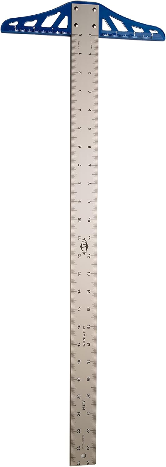 Alvin Aluminum Graduated T Square 24 Inches