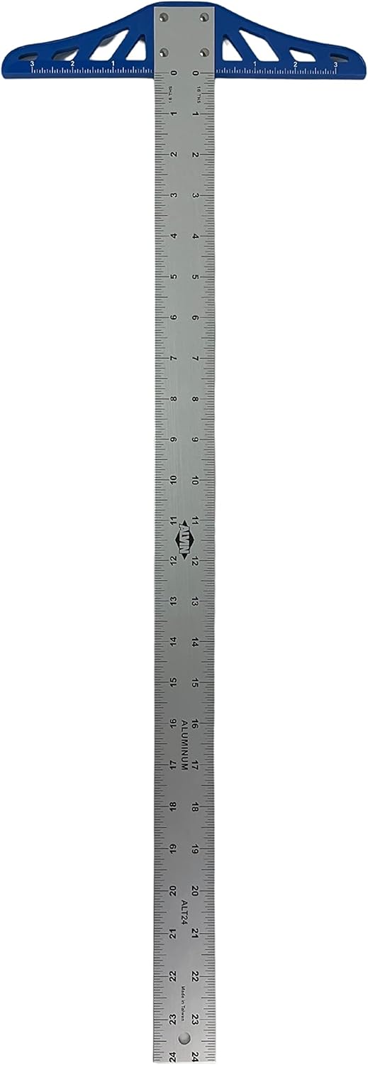 Alvin Aluminum Graduated T Square 24 Inches